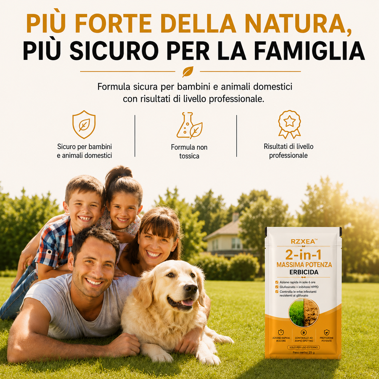 RZXEA™ 2-in-1 Massima Potenza Erbicida