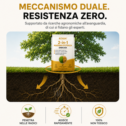 RZXEA™ 2-in-1 Massima Potenza Erbicida