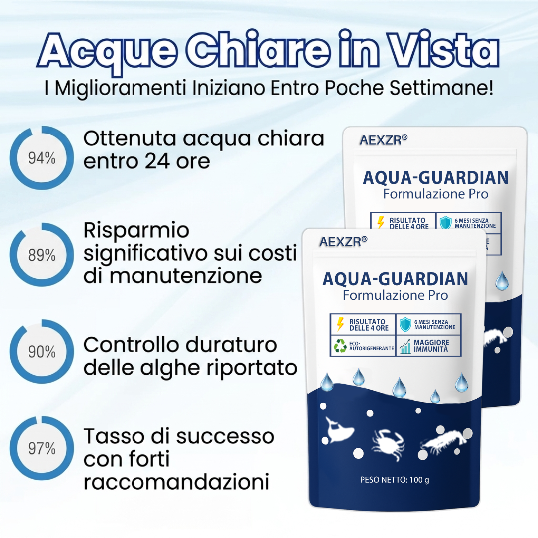 🌊 Acqua Cristallina in 24 Ore | AEXZR® Aqua-Guardian Formulazione Pro