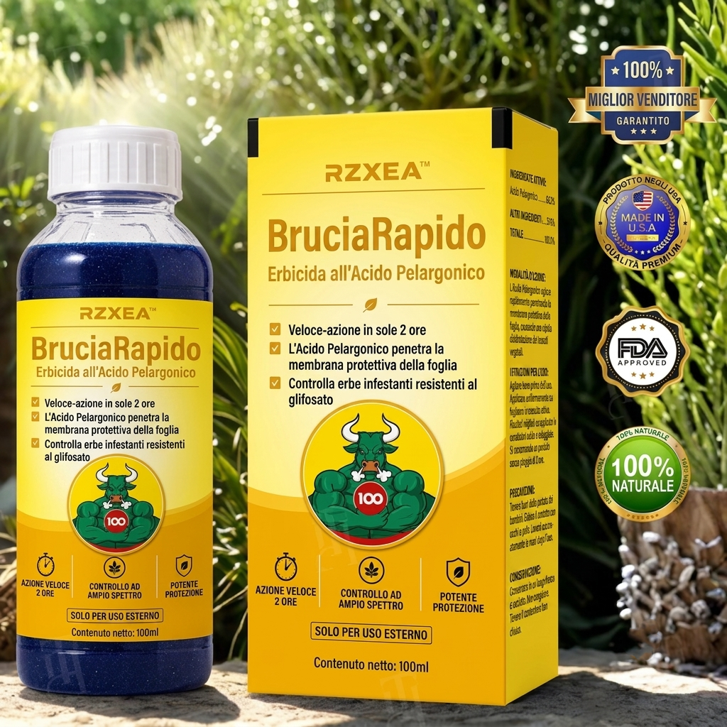 🏆 Nuovo aggiornamento | RZXEA™ RapidoBrucia Erbicida ad Acido Pelargonico