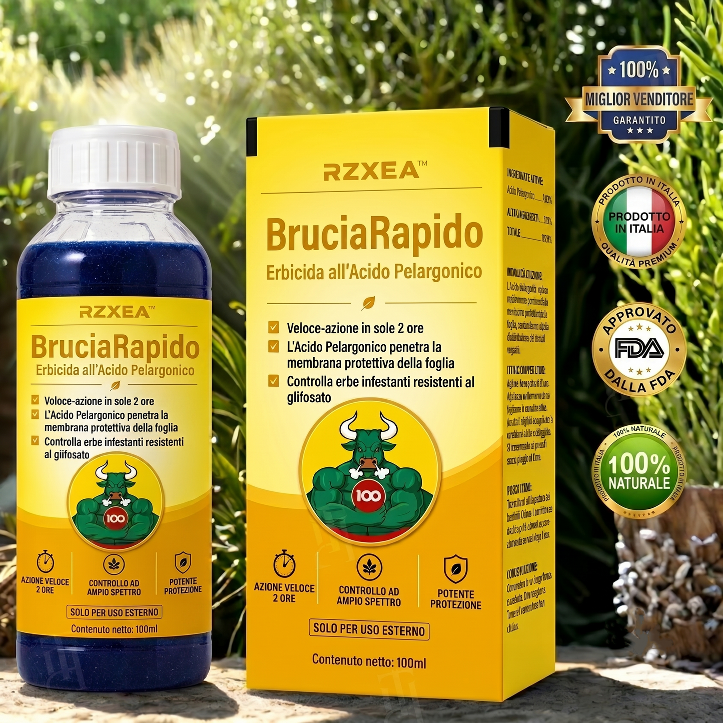 🏆 Nuovo aggiornamento | RZXEA™ RapidoBrucia Erbicida ad Acido Pelargonico