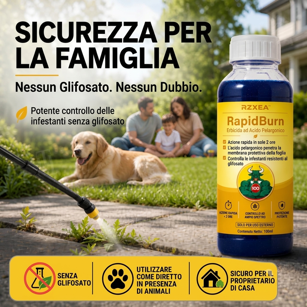 🏆 Nuovo aggiornamento | RZXEA™ RapidoBrucia Erbicida ad Acido Pelargonico