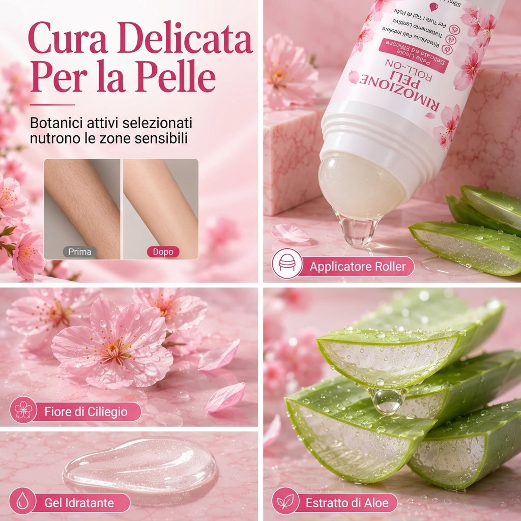 Depilazione Delicata e Liscia per Il Corpo Con Roll-on