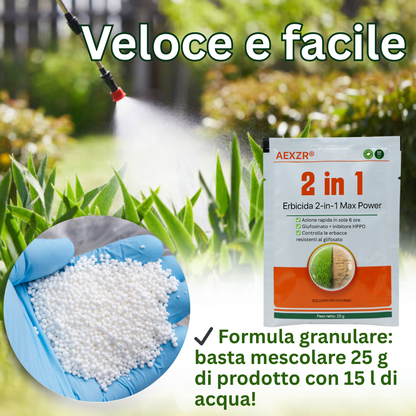 🌿 Elimina le Erbacce in 6 Ore, Non in Giorni AEXZR® Erbicida 2-in-1 Max Power