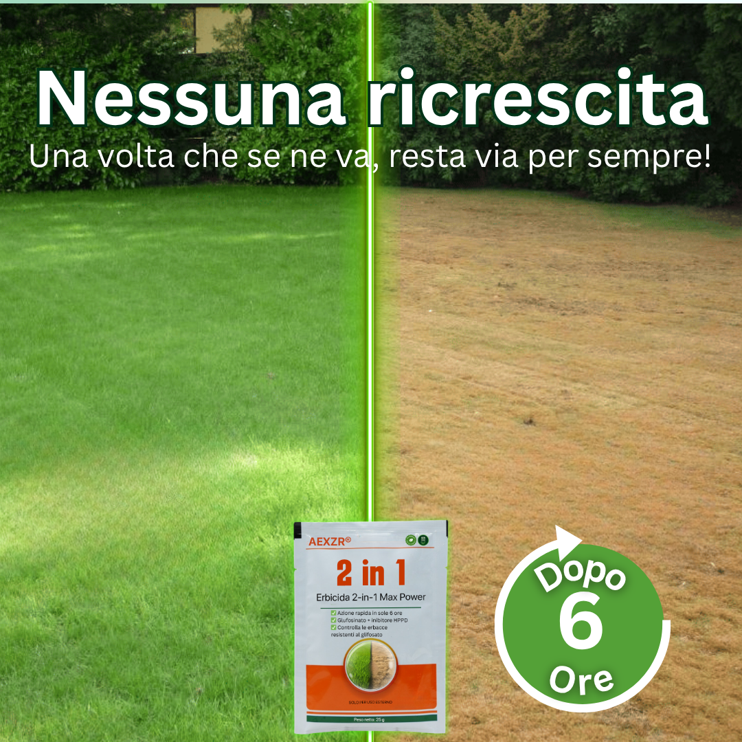🌿 Elimina le Erbacce in 6 Ore, Non in Giorni AEXZR® Erbicida 2-in-1 Max Power