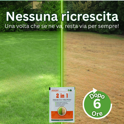 🌿 Elimina le Erbacce in 6 Ore, Non in Giorni AEXZR® Erbicida 2-in-1 Max Power