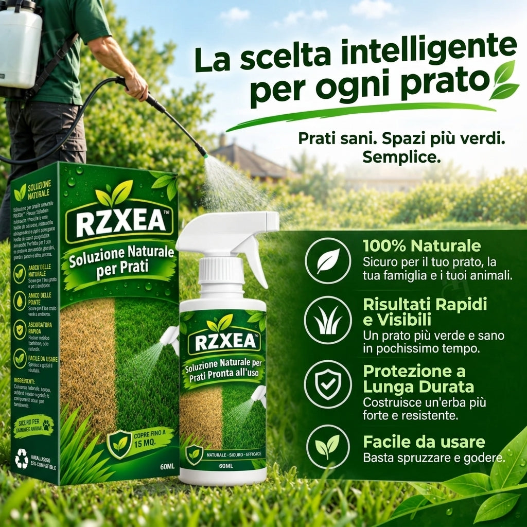 🔥OFFERTA 2026 RZXEA™ Soluzione Naturale per il Prato Pronta all'uso