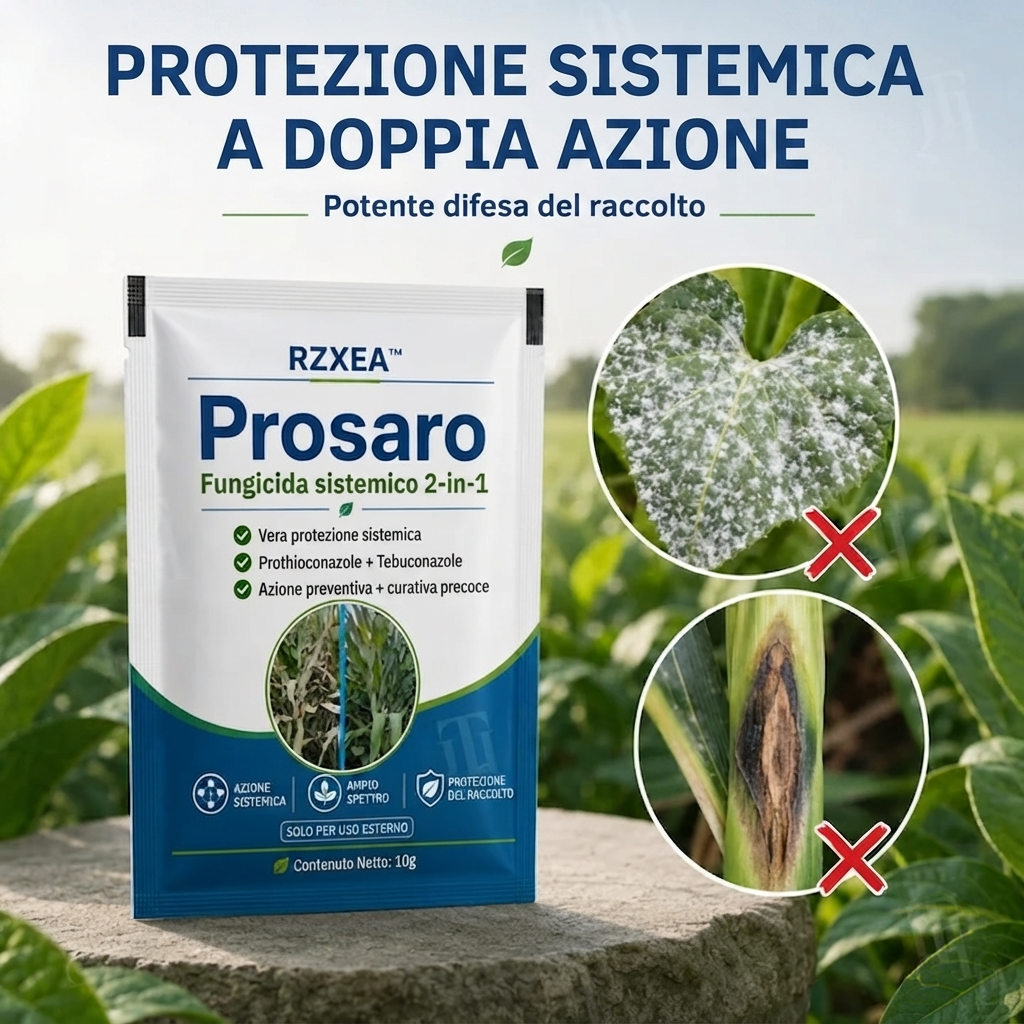 🏆 Nuovo aggiornamento | RZXEA™ Prosaro 2-in-1 Fungicida Sistemico