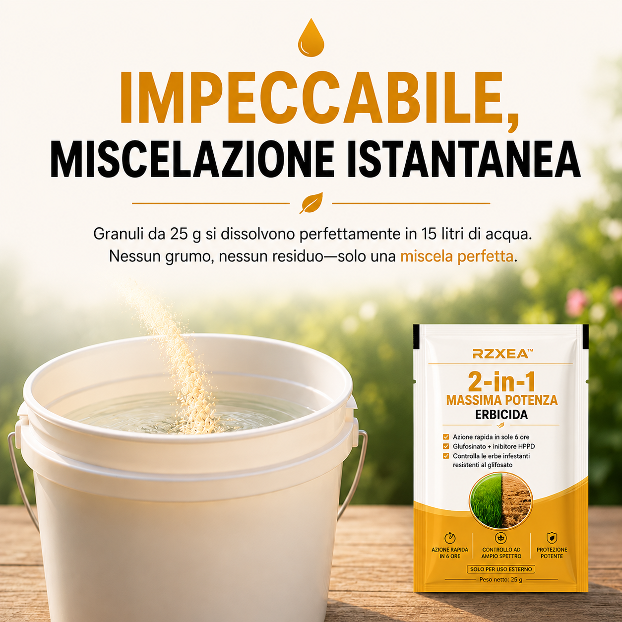 RZXEA™ 2-in-1 Massima Potenza Erbicida