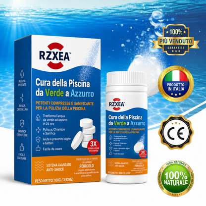 RZXEA™ Cura della Piscina Verde a Blu