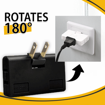 NOWORDUP® Rotatable Socket Converter (3pcs/Set) - 🔥Hot sale🔌 Up to 50% Off, Power Up!
